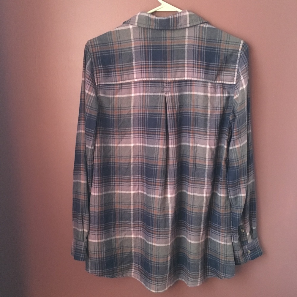 American Eagle Half Button Ultra Soft Flannel - image 6